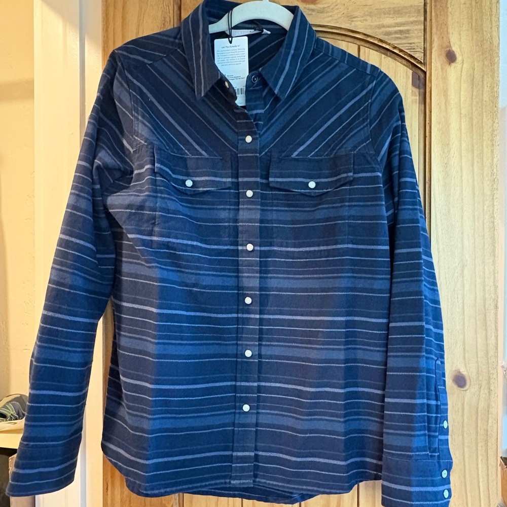 Stio Midweight Slipstone Button Flannel NWT